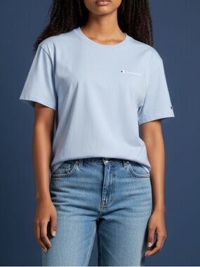 Champion Women’s Tee in Light Blue, Small